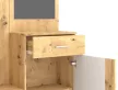 Mobilier de hol TRIO în culorile stejar/alb