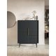 Comodă înaltă elegantă, de culoare neagră. VIVA VI04