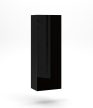 Dulap suspendat VIVIEN 08 negru/negru lucios