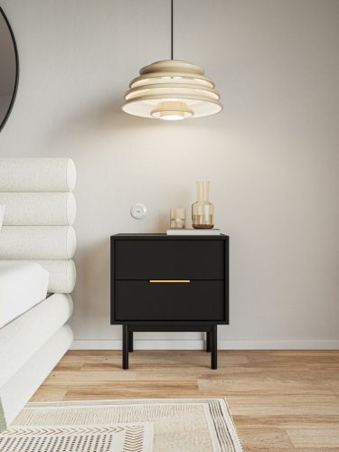 Scaun de conferință/Scaun pivotant cu tapițerie din catifea neagră. Înălțime reglabilă a scaunului. LUCY