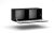 Dulap TV suspendat, culoare negru / negru lucios. VIVIEN 01.