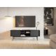Comodă TV de culoare neagră. VIVA RTV VI01