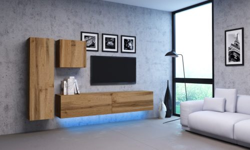 Vitrină suspendată cu ușă din sticlă VIVIEN 09