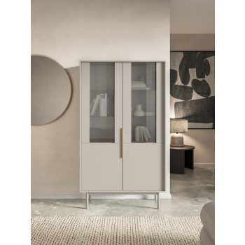 VIVA VI05 Vitrina 4D Sufragerie in Culoare CAȘMIR