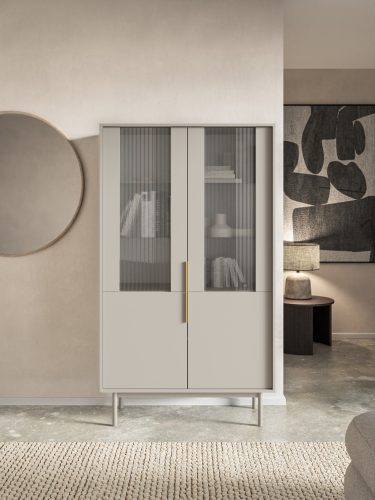 VIVA VI05 Vitrina 4D Sufragerie in Culoare CAȘMIR