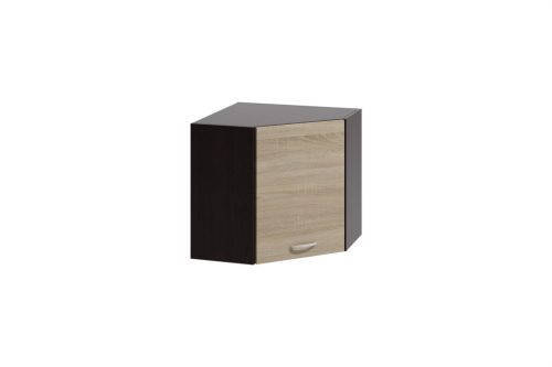 Dulap de colț de bucătărie în culoarea Sonoma deschisă/închisă. LIVIA LV-05/G 60 N