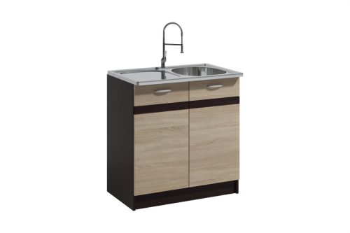 LIVIA LV-09/D 80 cm.  Dulap pentru chiuveta de bucatarie.