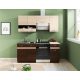 Set bucatarie 180 cm. Sonoma închisă / culoare Sonoma deschisă. LIVIA